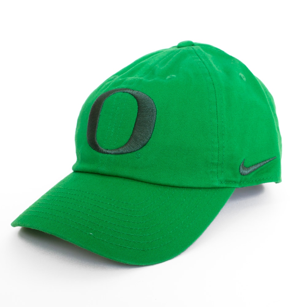 Classic Oregon O, Nike, Green, Curved Bill, Performance/Dri-FIT, Accessories, Unisex, Unstructured, Club, Adjustable, Hat, 796307